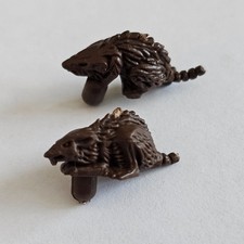 HeroQuest Furniture Miniature RAT BROKEN TAIL x2 Fantasy RPG Dungeon Scenery D&D