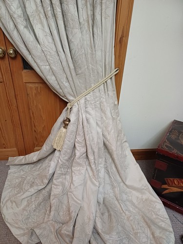 Huge ivory linen - door, curtain