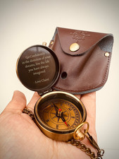 Engraved Personalised Brass