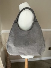 Kipling Bagsational Grey Handbag , Shoulder , Hobo , medium size