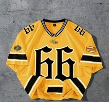 Men's Stripe Panel Digit Print