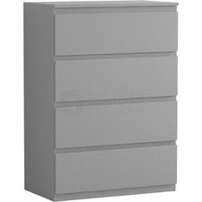 Vida Designs Denver 4 Drawer Chest of Drawers Storage Cabinet Bedroom Furniture