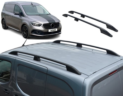 Black aluminium roof rack - aluminium,