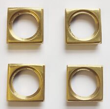 4x Square Castor Rims Solid