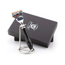 Rust Free Black Color 5 Edge Safety Razor with Stainless steel Stand for Home