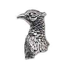 Pheasants Head Pin Badge