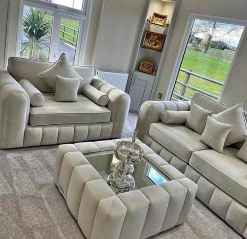 Beige style seater sofa - beige, 5