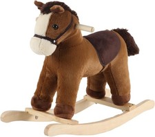Wooden Rocking Horse Dark