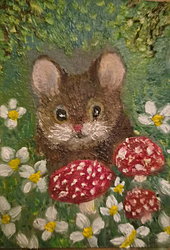 Aceo original oil painting - original,