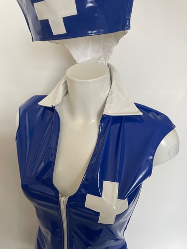Blue pvc nurse - blue,