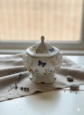 Vintage White Butterfly &