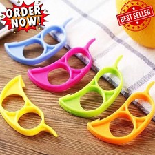 2Pcs Plastic Orange Peeler