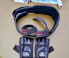 AQF Weight lifting Belt, Maximuscle gloves & XXR straps  Set