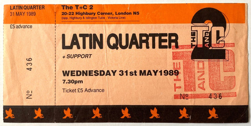Latin quarter wed - quarter,