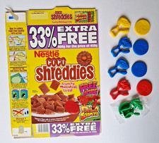 1992 Nestle Cereal Shreddies Dinosaur Soarers Packet & Mixed discs