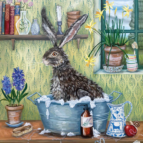 Hare wash fine - hare, art