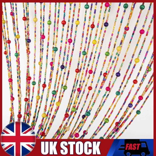 Rainbow wooden bead - rainbow,