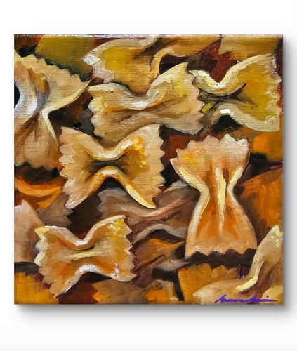 Original canvas painting x - 6",