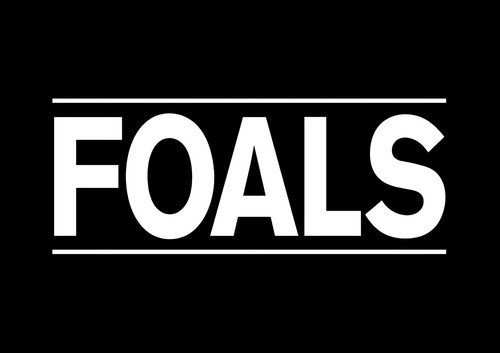 Foals print poster - a3, a4