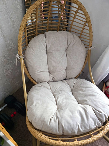 Rattan wicker egg - rattan/wicker, accent
