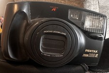 Pentax Zoom 105-R 35mm Film Camera – Tested + Pentax Case – Bargain (0000)