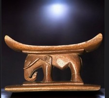 African wood carved ashanti - african,