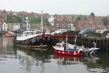 PHOTO  FISHING BOATS AT WHITBY