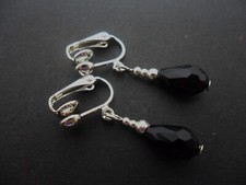Pair dangly crystal - dangly,
