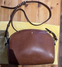 Joules Leather Brown Handbag