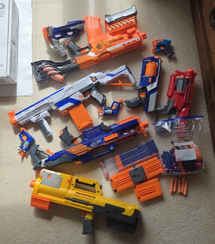 Job lot classic nerf - lot, guns