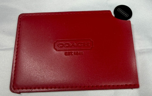 Coach red slim - slim, compact/travel