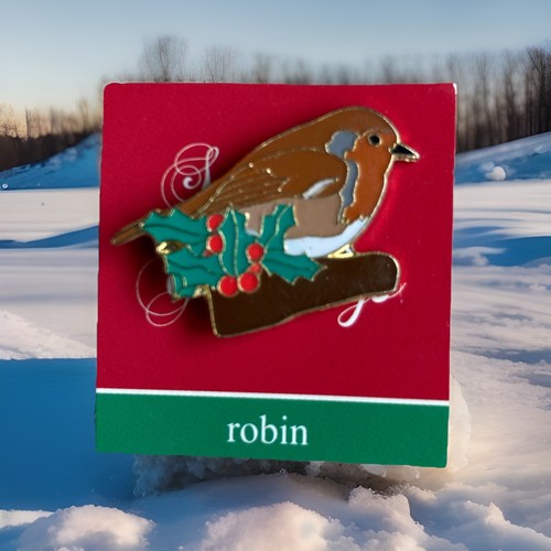 Rspb pin badge christmas - rspb-,