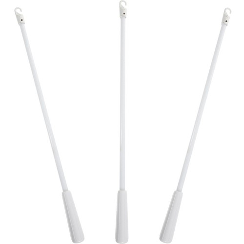 White fiberglass blind - fiberglass,