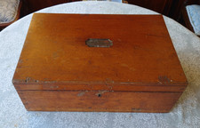 Antique Oak Empty Canteen/Cutlery Box Elkington 22 Regent St C.1890 (55)