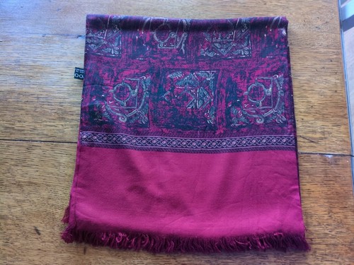 Tootal scarf burgundy printed - scarf,