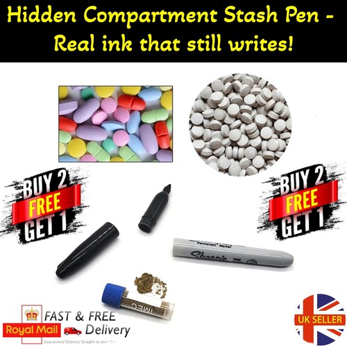 Hidden compartment sharpie - hidden,