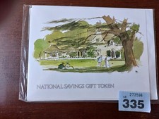 National Savings Gift Token Card, Unused & still sealed. Issued 1981. (Ref335)