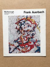 Frank Auerbach. First Marlborough Gallery solo show, February 1965. Very rare.