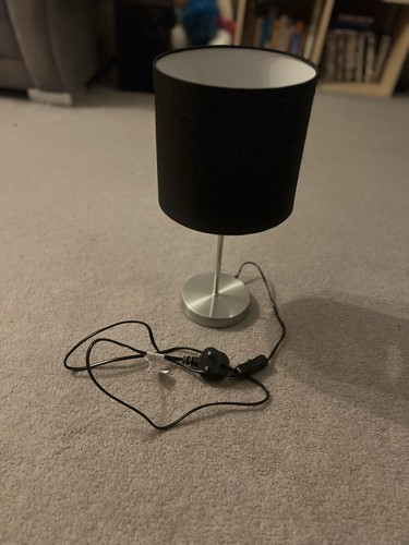 Argos home satin stick table - stick,