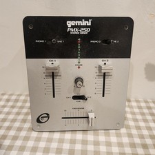 Gemini PMX-250 Stereo DJ Mixer - 2 Channel Mixer Phono Working