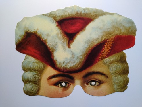 Vintage style gentleman mask - vintage,