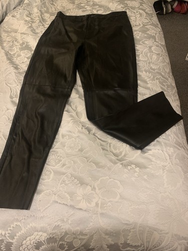Zara faux leather trousers - zara,