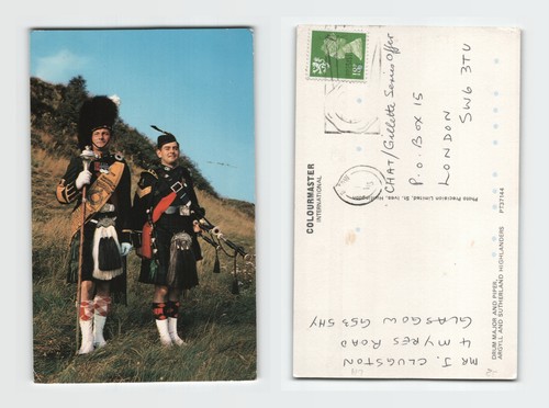 Postcard drum major and - postcard,