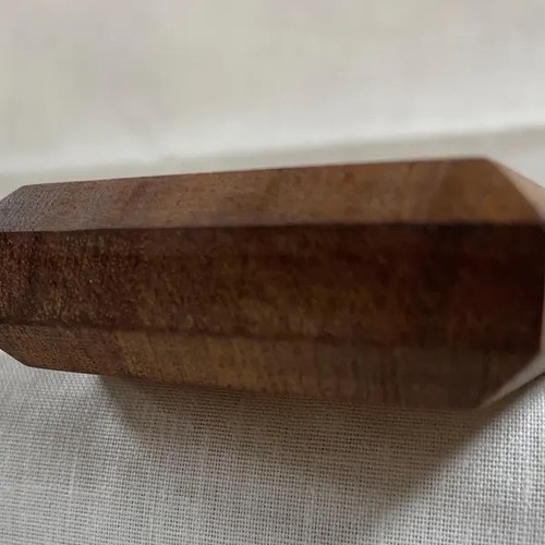 Solid mahogany display plinth - mahogany,