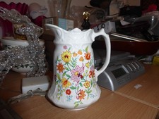 Ornate collectors  ceramic Old Foley jug