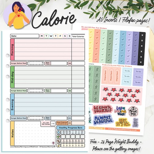 Diet planner pages - diet,