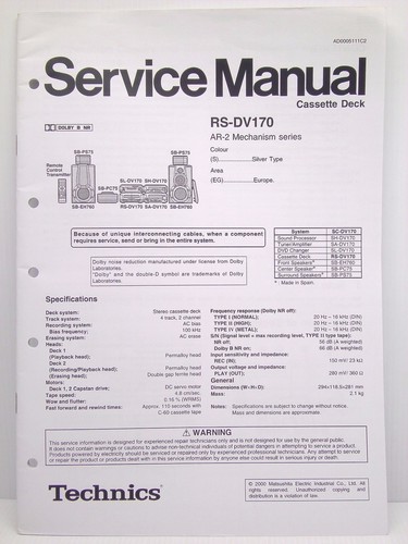 Technics original service - technics,