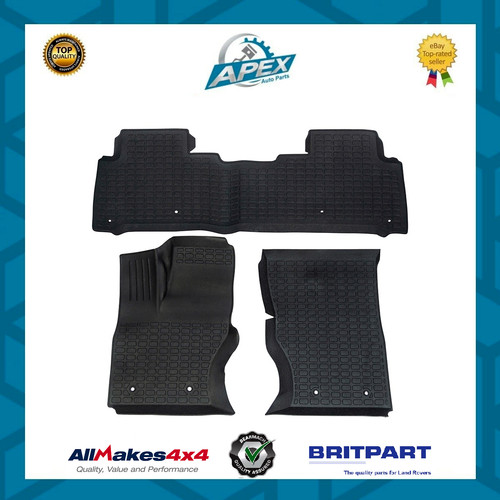 Rubber floor mat set - mat,
