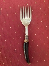 vintage silver toasting fork