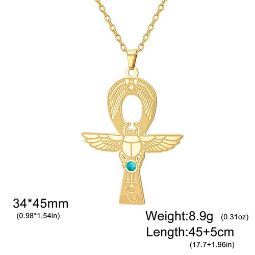 Ancient egyptian ankh scarab - egyptian,